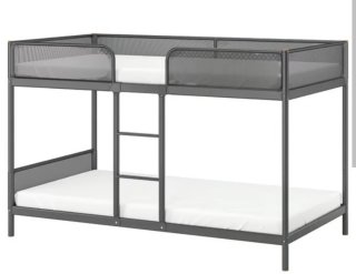 Litera de hierro gris