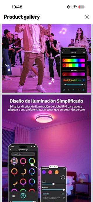 Lepro T1 AI Ceiling LED Smart Ceiling Light RGB an