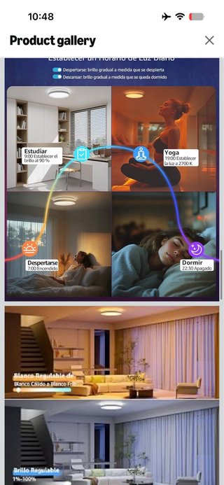 Lepro T1 AI Ceiling LED Smart Ceiling Light RGB an