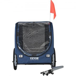 Remolque para Perros, Soporta hasta 100 lbs, Carrito para Mascotas, Transportador de Bicicleta, Marco Plegable Fácil con Ruedas de Liberación Rápida, Acoplador Universal para Bicicleta, Reflectore...