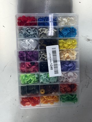 Botones a presión T5 multicolor con caja