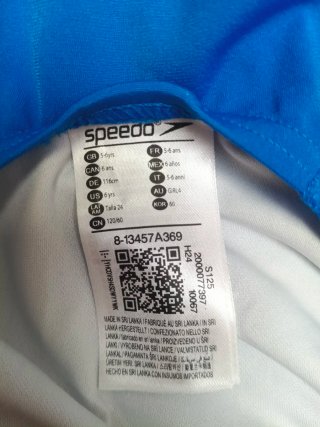 Bañador Speedo Niña Eco Endurance+ Medalist 5-6 añ
