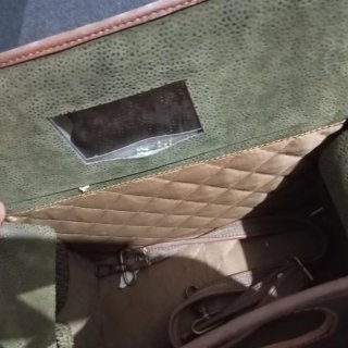 Maletín Vintage ConVoy Cuadros Marrón/Verde