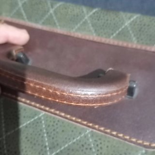 Maletín Vintage ConVoy Cuadros Marrón/Verde