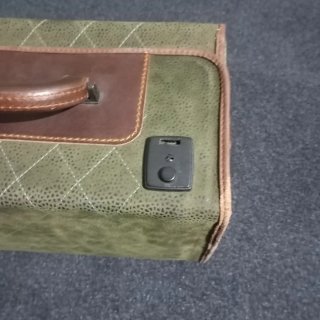Maletín Vintage ConVoy Cuadros Marrón/Verde