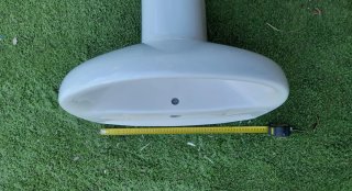 Lavabo con pie de porcelana blanco