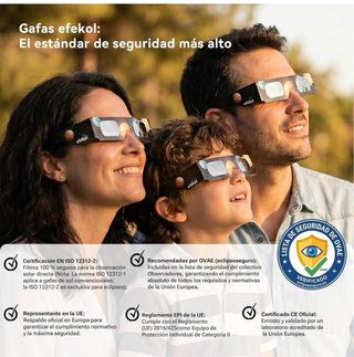 Gafas de Eclipse Solar Homologadas ISO