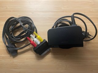 Nintendo 64 Negra + Mando + Cables