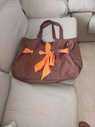 Bolso Bimba y Lola marrón y naranja