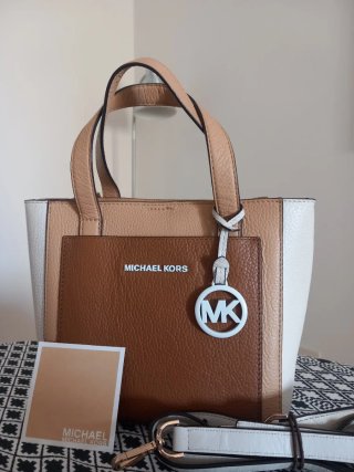 Bolso Michael Kors Beige y Marrón