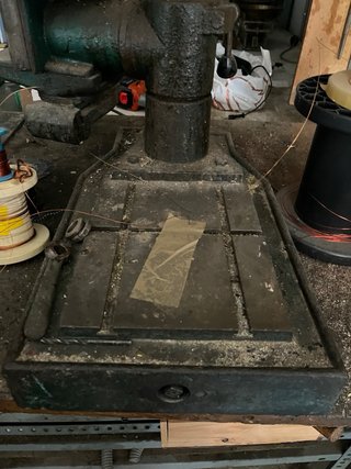 Taladro de mesa antiguo HEDISA