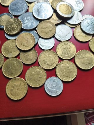 Lote 250g Monedas Italia