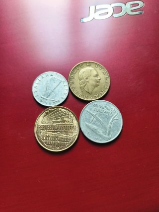 Lote 250g Monedas Italia