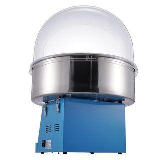 Máquina de Algodón de Azúcar Eléctrica, Fabricante de Algodón de Azúcar de 1000W, Máquina Comercial de Algodón de Azúcar con Tapa, Tazón de Acero Inoxidable y Cucharón de Azúcar, Perfecta para Cum...