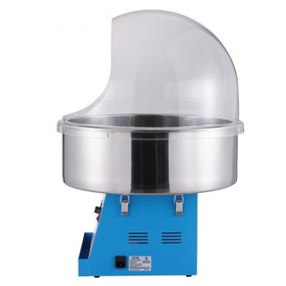 Máquina de Algodón de Azúcar Eléctrica, Fabricante de Algodón de Azúcar de 1000W, Máquina Comercial de Algodón de Azúcar con Tapa, Tazón de Acero Inoxidable y Cucharón de Azúcar, Perfecta para Cum...