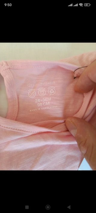 Conjunto Primark Rosa 24-36 Meses (98cm)