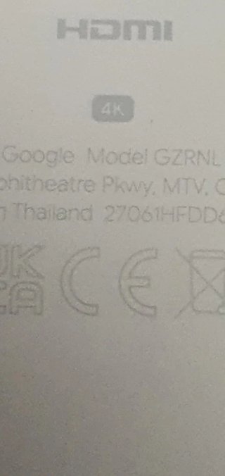Chromecast 4K Google