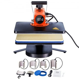 Máquina de Prensa Térmica - Máquina de Sublimación 8 en 1 para DIY Camisetas/Gorros/Tazas/Proyectos de Transferencia Térmica, Prensa Térmica Multifuncional de 12x15 con Rotación de 360° Probada se...