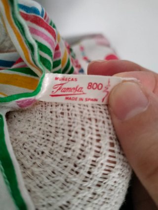 Muñeca Famosa Cuerina Años 70