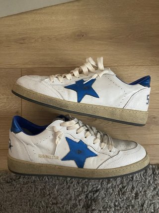 Golden Goose Talla 43 Azul/Blanco