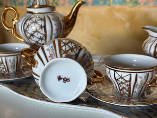 Juego de café vintage Porcelanas Tengra