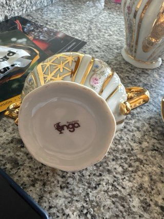 Juego de café vintage Porcelanas Tengra