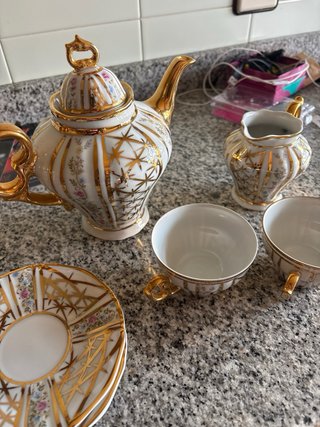 Juego de café vintage Porcelanas Tengra