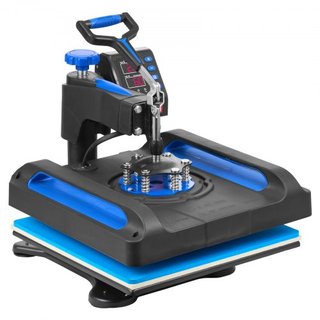 Máquina de Prensa Térmica, 15" x 15" Calentamiento Rápido, Impresora de Transferencia de Vinilo para Camisetas Digital de 360 Grados con Superficie Antiescaldante, Bolsa de Lona, Banner, Almohada,...