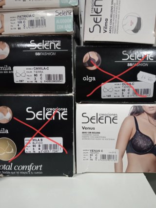 Lote Sujetadores Selene
