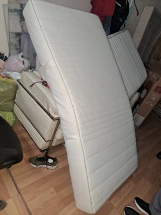 2 Camas 90x190 con Colchones y Somieres