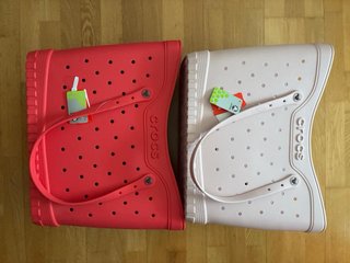 Borse Crocs Rosa e Rosa Chiaro