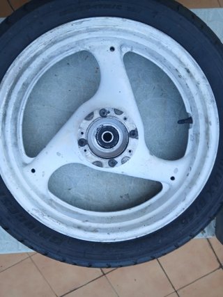 Llantas Supermotard XT600 2KF + Adaptadores