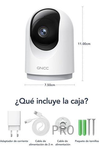 Camara Vigilancia WiFi Interior GNCC