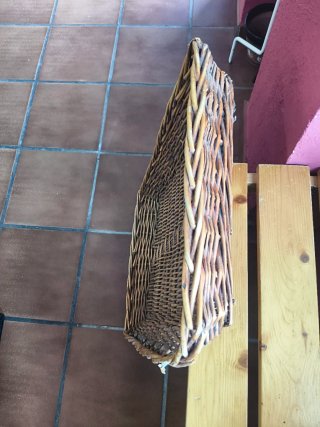 Cesta Mimbre Rectangular