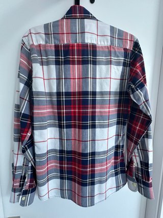 Camisa El Ganso cuadros azul y rojo