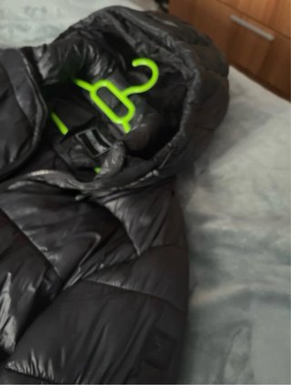 Chaqueta acolchada negra hombre Talla M