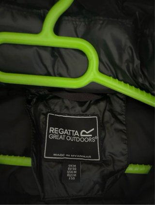 Chaqueta acolchada negra hombre Talla M