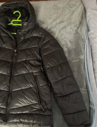 Chaqueta acolchada negra hombre Talla M