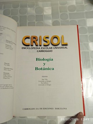 Enciclopedia Escolar Universal El Crisol
