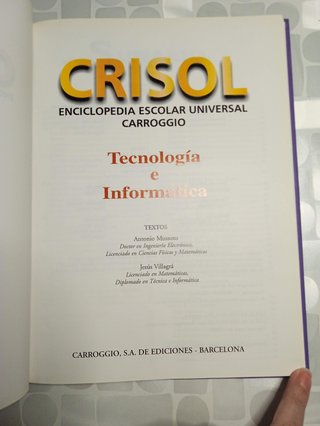 Enciclopedia Escolar Universal El Crisol