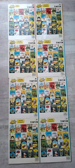 14 comics tintin en frances