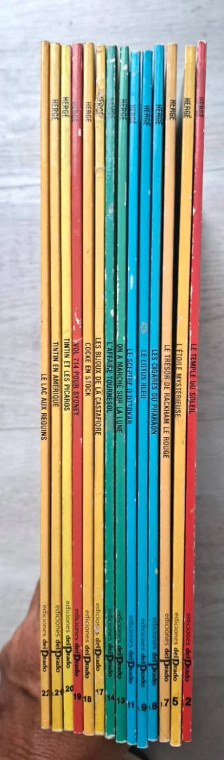 14 comics tintin en frances