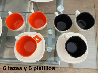 Vajilla italiana cerámica 8 comensales