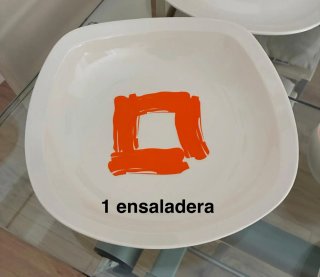 Vajilla italiana cerámica 8 comensales