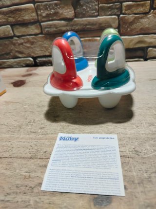 NUBY Set 4 moldes helados Paletas Colores