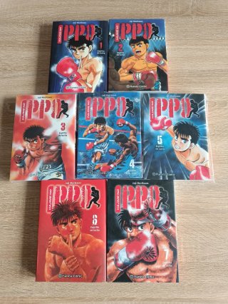 Hajime no Ippo no mangas 1,2,3,4,5,6 y 7