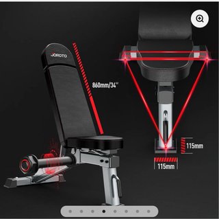 Banco Musculación Joroto MD80 Ajustable