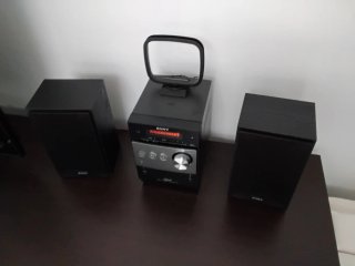 Stereo Sony Lettore CD Nero/Argento