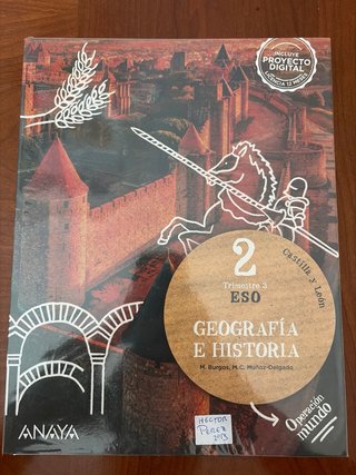 Geografía e Historia, 2 ESO, Anaya