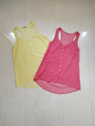 Pack 2 Camisetas Verano Tirantes Lunares
